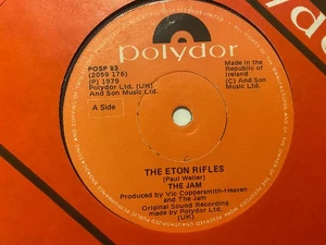 THE JAM - The Eton Rifles - IRISH PRESS 7" 1979 IRELAND PUNK MOD PAUL WELLER - Picture 1 of 2