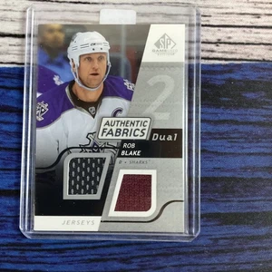 2008-09 Upper Deck SP Game Used Authentic Fabrics Dual Rob Blake #AF-BL  - Picture 1 of 2