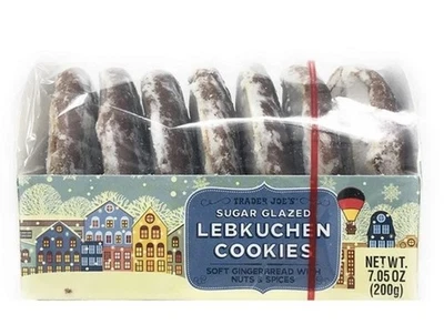 2 Packs Trader Joe's  Sugar Glazed Lebkuchen Cookies 7.05 oz Each 🎄🎄 - Image 1 of 2