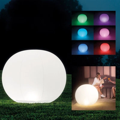 Intex LED Floating Globe Leuchtkugel 89 x 79 cm Poolbeleuchtung Schwimmleuchte - Bild 1 von 4
