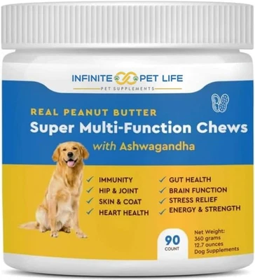 Super Multi-Vitamin Chew with Ashwagandha. Multivitamin for Joint, Skin, Gut,... - Image 1 of 4