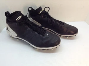 Nike Air Jordan Lunarlon Low Football Cleat Black/White 644829-010 SZ 13 - Picture 1 of 10
