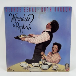 Where's Poppa? Laserdisc ML101583 LD George Segal Ruth Gordon Trish Van Devere - Picture 1 of 2