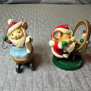 Avon Vintage Melvin Merrymouse Maus Ornamente 80er Jahre - Bild 1 von 7