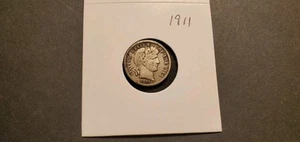 1911 Barber Dime !! Full Liberty , High Grade !! XF/AU ? - Picture 1 of 6