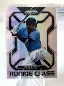 2022 Panini Prizm MLB Vidal Brujan Rookie Class Silver RC #RC-6 Tampa Bay Rays - Picture 1 of 2