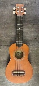 Vintage Ukulele Kohala Kogs Wooden Soprano Brown Hawaii Musical Instrument - Picture 1 of 6