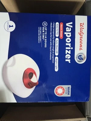 Vaporizer Warm Steam, Easy to Fill, Auto Shut Off, Night Light 14 Hour Run Time - Image 1 of 4