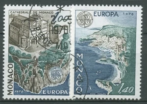 Monaco 1978 Europa CEPT Baudenkmäler Kathedrale 1319/20 gestempelt - Bild 1 von 1