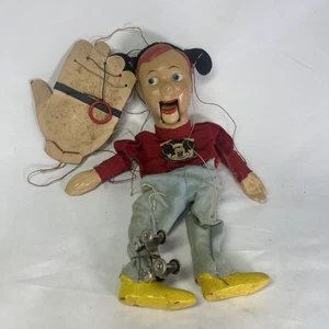 Títere marioneta de 15" Disney Mickey Mouse Club Mouse de los años 50 con patines - Imagen 1 de 18