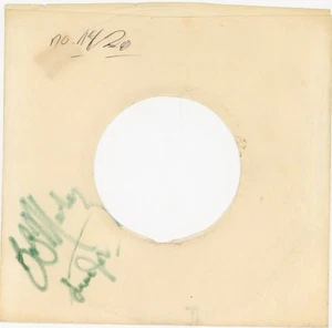 Bob Marley - Zweimal signierte Mini Schallplattenhülle (ohne Schallplatte) - Bild 1 von 2