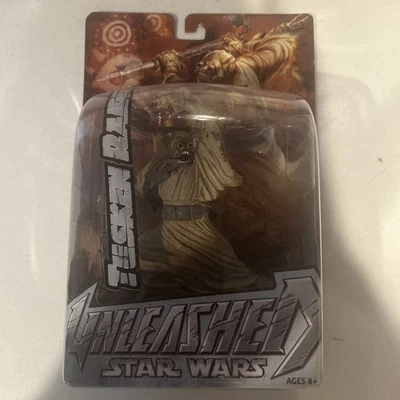 Figura de acción Hasbro Star Wars Unleashed Tusken Raider 2004 sellada Foto 1 de 2