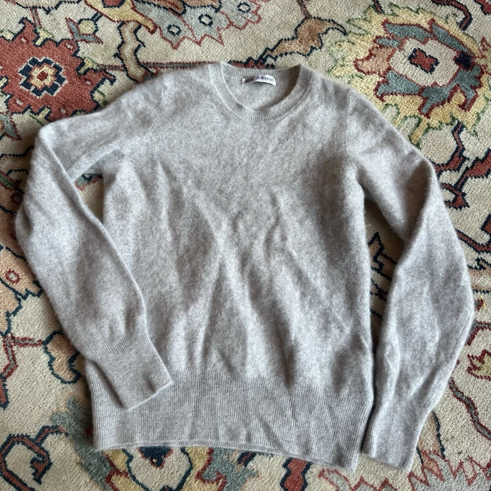 Suéter Autógrafo Marks & Spencer Niños 10/12 Gris Cachemira Cuello Redondo DEBE LEERSE Foto 1 de 4