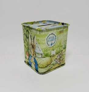 Peter Rabbit Beatrix Potter 2017 Money Box EMPTY Collectable Tin Display - Picture 1 of 6