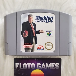 Jeu Madden Football 64 pour Nintendo 64 N64 PAL FR - Floto Games - Picture 1 of 2