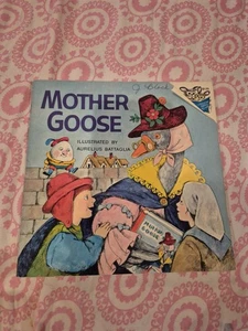 Mother Goose Book Illustrated By Aurelius Battaglia 1973 - Imagen 1 de 8