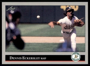 1992 Leaf #100 Dennis Eckersley - Foto 1 di 2