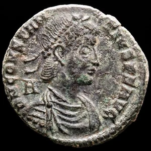 *Lucernae* Constantius II Æ Maiorina FEL TEMP REPARATIO / ASIS•S• Siscia 351 - Picture 1 of 3