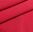 Double Crepe Fabric 55" Wide Red  Colour Sold By Metre