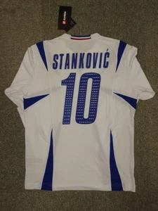 Camiseta deportiva Stankovic #10 2006 Serbia Montenegro original visitante manga larga XL nueva con etiquetas - Imagen 1 de 8