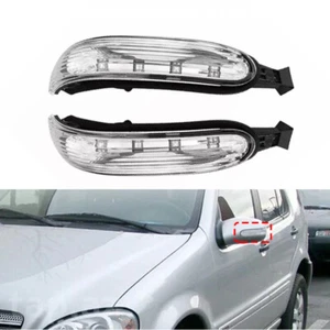 Par de luces de giro del espejo retrovisor lateral para Mercedes Clase ML W163 2002-2005 - Imagen 1 de 12