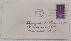 U.S - 1939 - GOLDEN GATE INTERNATIONAL EXPOSITION - FDC - #188 - Picture 1 of 1
