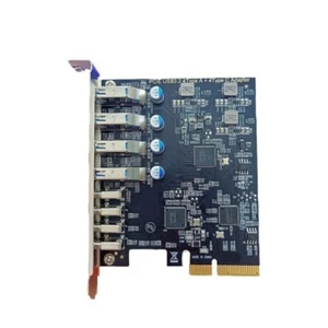 PCIe to 4 Port USB 3.2 and 4 Port TypeC Expansion Card ASM1142 Control, 10Gbps - Photo 1/8