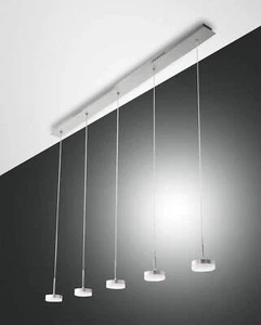 Fabas Luce LED Pendelleuchte Dunk 2000x80mm 40W Warmweiß Aluminium dimmbar - Bild 1 von 2