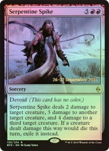 Pre-Release Promos - Serpentine Spike - Foil - Prerelease Promo - Image 1 of 1