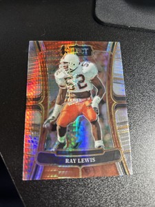 2023 Panini Select Draft Picks Ray Lewis Hyper Prizm Silver no.78