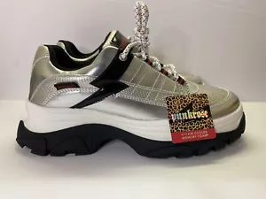 Punkrose By Skechers Master 2 High Platform Women’s Shoes Silver Strike Size 9 - Picture 1 of 13