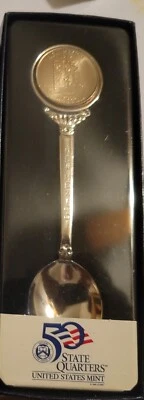 2008 New Mexica US Mint 50 State Quarters Collectible Spoon w/Box  - Image 1 of 2