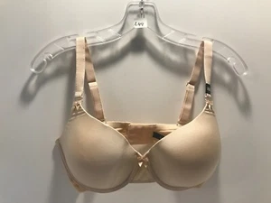 Reggiseno con ferretto Felina beige nuovo con etichette maglietta memory foam convertibile 255455 34DDD L44 - Foto 1 di 3