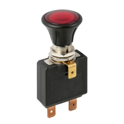 Interruttore tira-spingi 12/24V con Led - Immagine 1 di 3