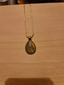 Kettenanhänger Gold Kunstschmuck Selbstgemacht Unikat - Bild 1 von 1