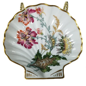 Vintage Limoges France Porcelain Clam Shell Trinket/Soap/ Dish - Picture 1 of 12