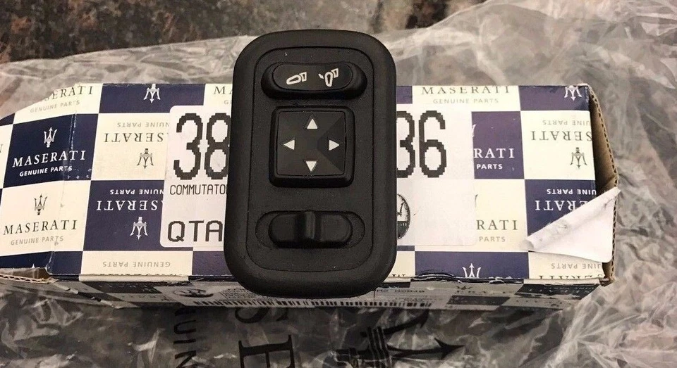 2002-06 MASERATI SPYDER КУПЕ НОВЫЙ ПИТАНИЯ ЗЕРКАЛО КОНСОЛЬ ПЕРЕКЛЮЧАТЕЛЬ OEM 383300136 - Изображение 1 из 1