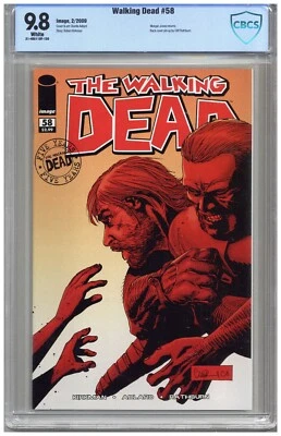 Walking Dead  # 58   CBCS   9.8   NMMT   White pgs  2/2009   Morgan Jones return - Image 1 of 2