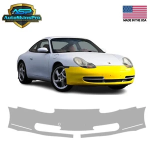 Precut Paint Protection Film for 1999-2001 Porsche 911 Carrera 996 Front Bumper - Picture 1 of 6