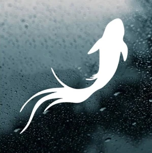 Koi Fish Vinyl Decal | Nishikigoi Carp Japanese Goldfish | Die Cut Sticker - Picture 1 of 5
