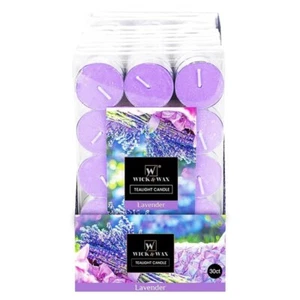 30 PCS Lavender Tealight Candles Highly Scented w/ Essential & Natural Oils -New - Picture 1 of 1