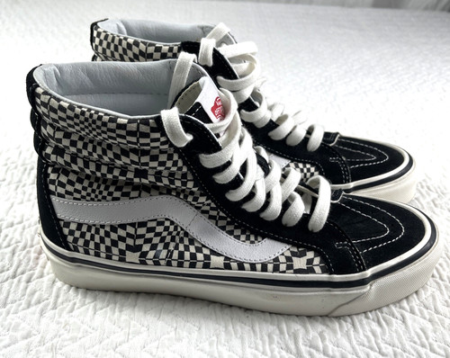 Scarpe sneakers alte Vans uomo 6 5 Oldol Skoolrie p acacchiera scacc d