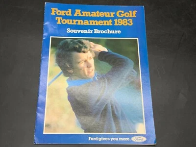 VINTAGE FORD AMATEUR GOLF TOURNAMENT 1983 SOUVENIR BROCHURE  - Image 1 of 4