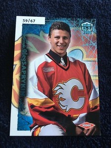 Oleg Saprykin #5 - 1999-00 Dynagon Ice Hockey - Base Blue Ice Rookie /67 