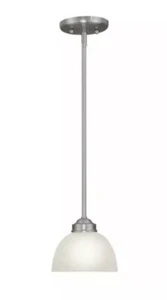 Livex Lighting 4210-91 Somerset 1-Light 6.5"W Mini Pendant - Brushed Nickel - Picture 1 of 2