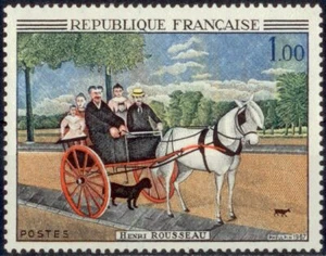 France 1967 Father Juniet's Gig by Henri Rousseau Paintings Art MNH S3133 - Picture 1 of 1
