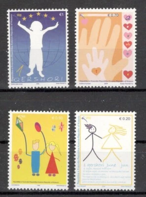 KOSOVO - CONJUNTO MNH - ONU, CONVENCIÓN SOBRE LOS DERECHOS DEL NIÑO - 2009. Foto 1 de 2