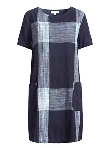 EX SEASALT Navy Kergilliack Raven Cast Shadow Dress in Sizes 8-24 RRP £72.99 - Picture 1 of 1