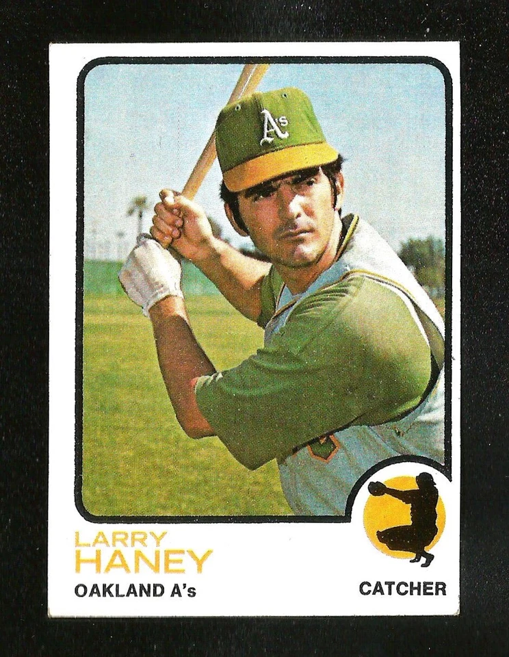 1973 Topps SET BREAK HIGH #563 LARRY HANEY EXMINT OAKLAND ATHLETICS (SB2)  - Image 1 of 1