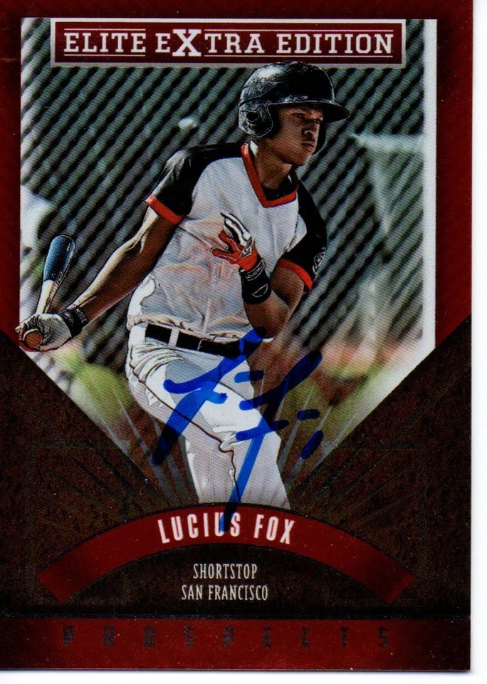 Lucius Fox Bahamas 2015 Panini Elite Signed Card - Image 1 of 1